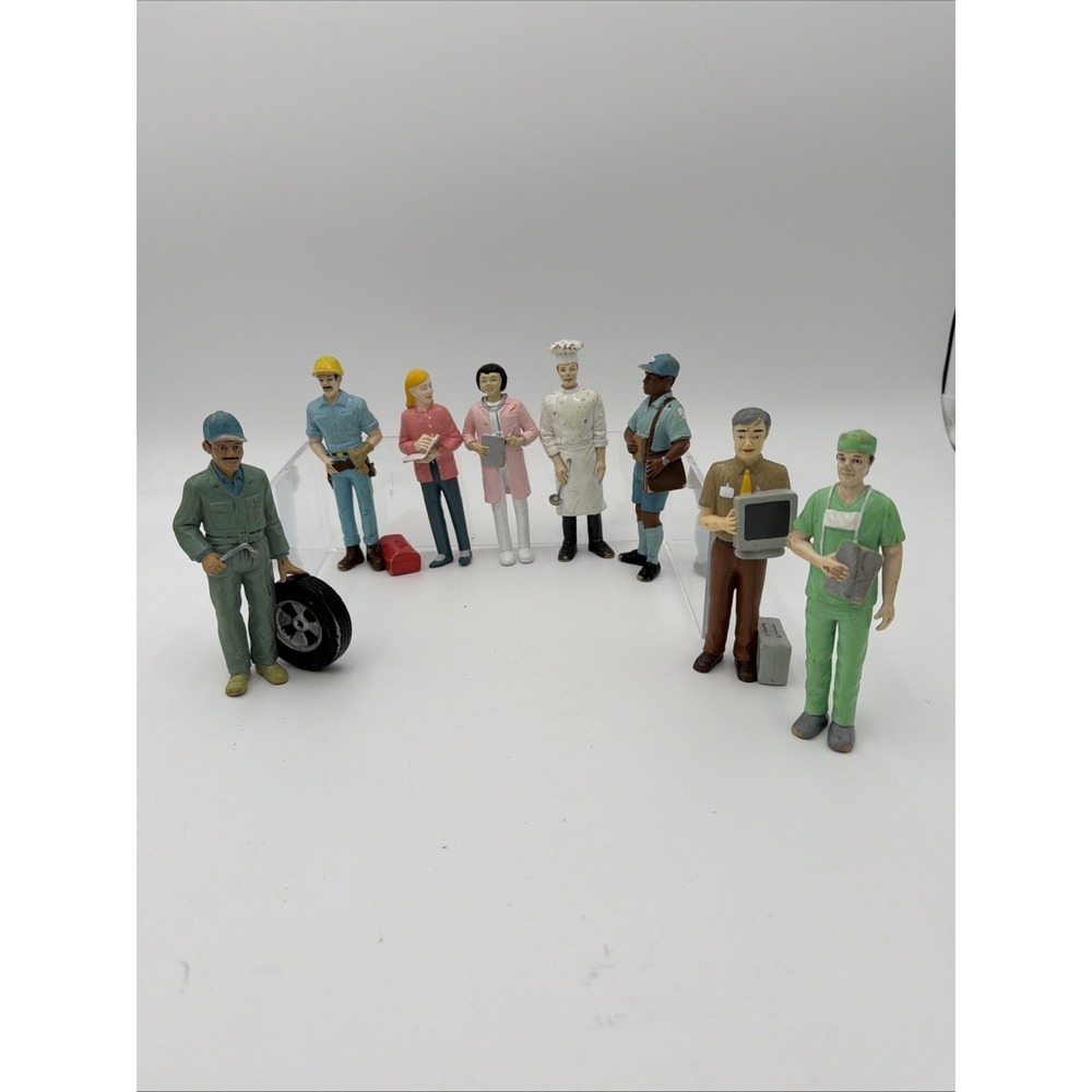 Professional Career Dollhouse Figures lot of 8